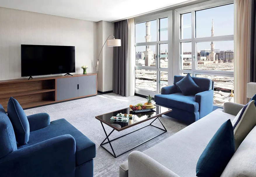 TV Lounge At Anwar Al Madinah Mövenpick Hotel