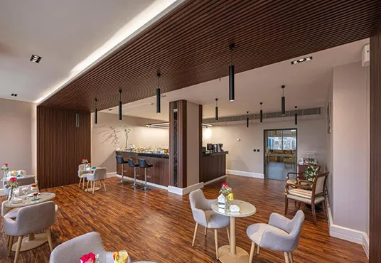 Hotel with chairs 