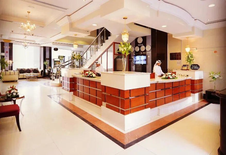 Reception area of Deyar Al Eiman Hotel