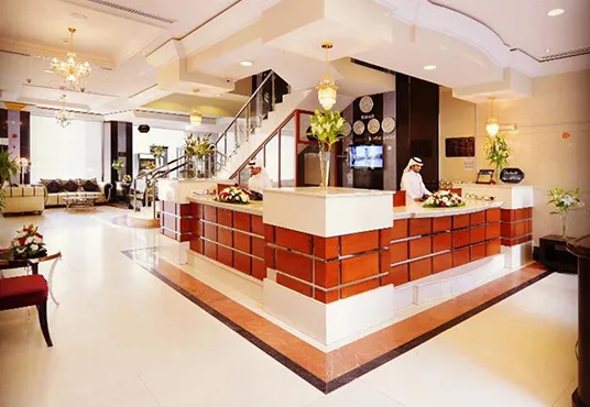 Front office desk