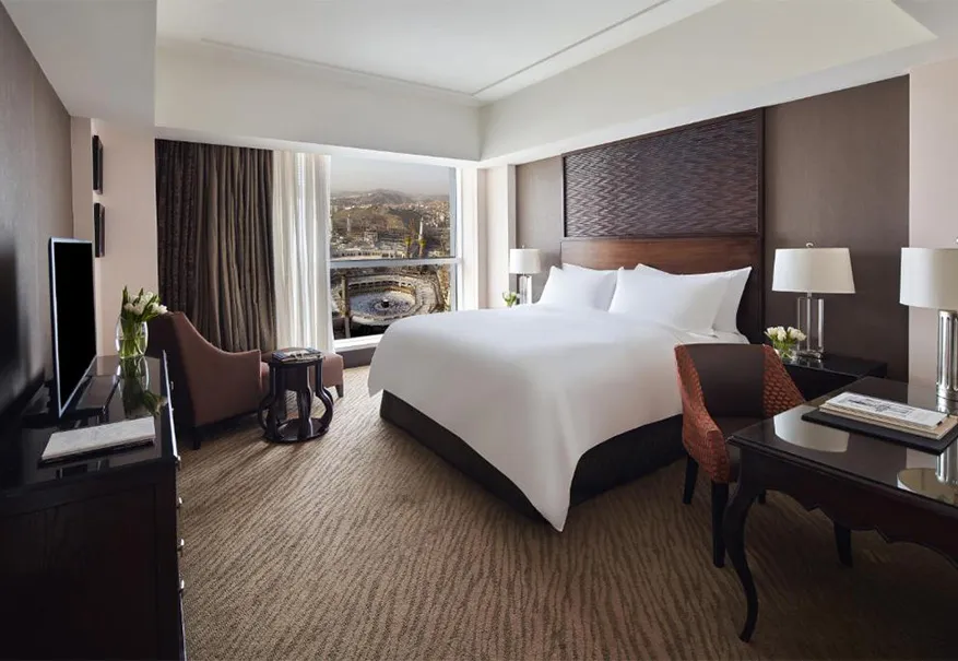 Hotel room with one bed