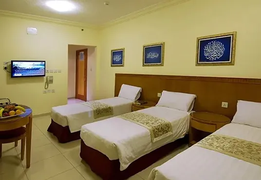 3 Single bed in the room