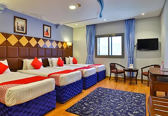 4 Single bed in the room