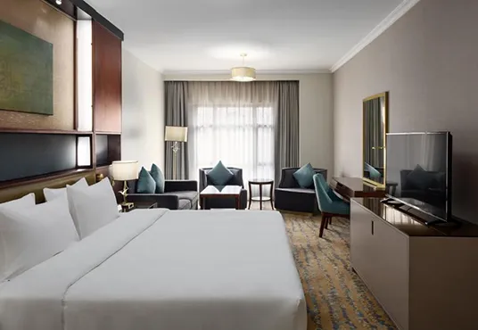 Double bed in the room