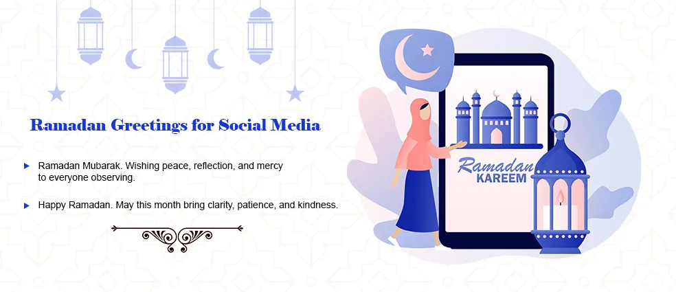 Ramadan Greetings for Social Media